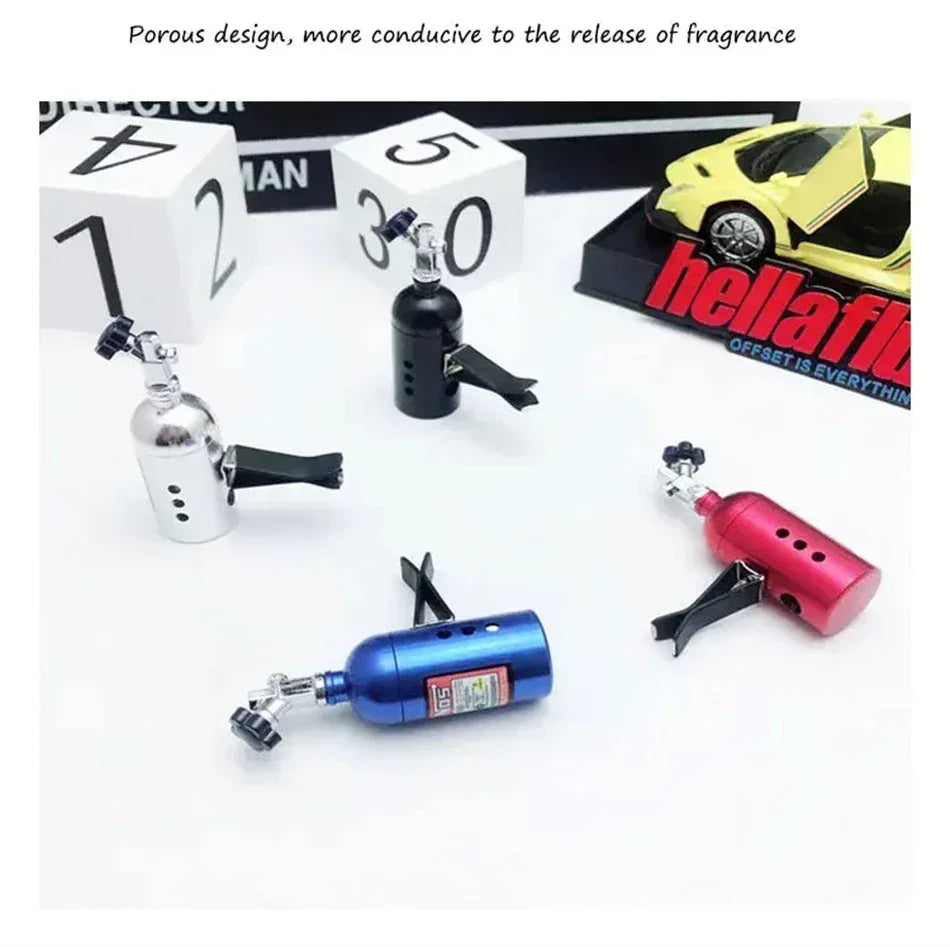 Turbo Car Air Freshener Aluminum Vent Clip Diffuser