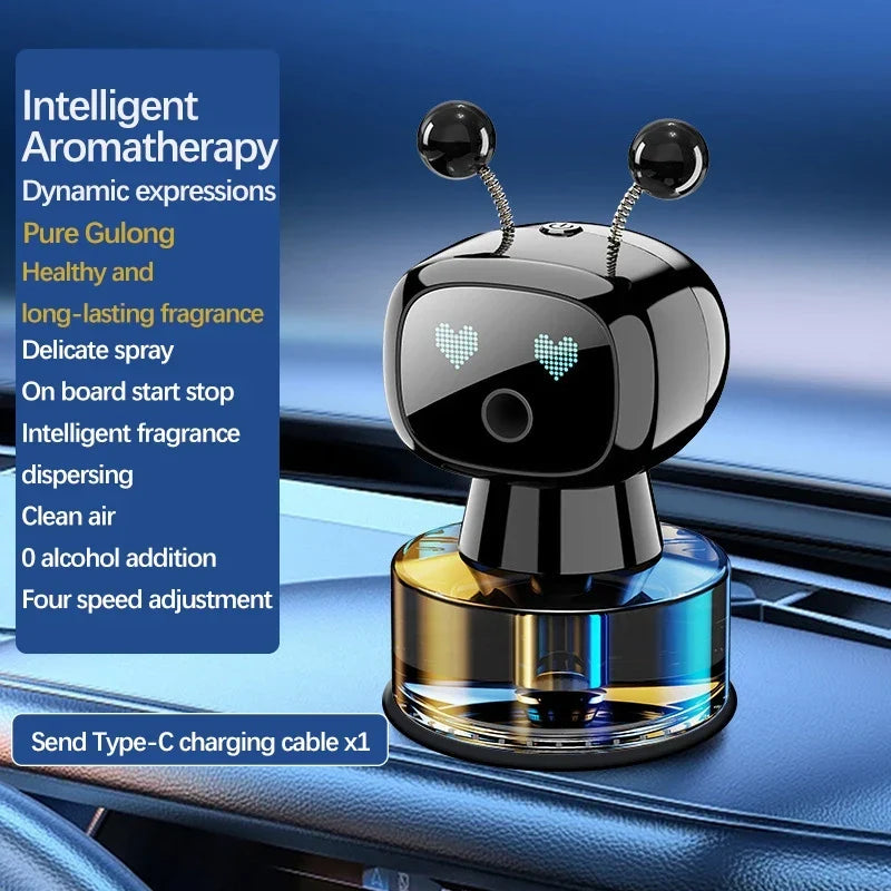 AI Smart Car Aroma Diffuser with 4-Level Adjustable Scent Control