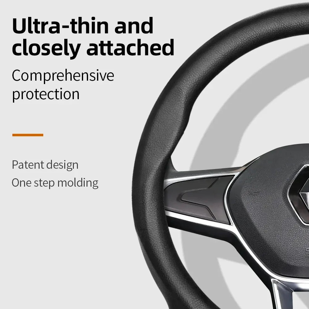 Renault Ultra-Thin Breathable Leather Steering Wheel Cover
