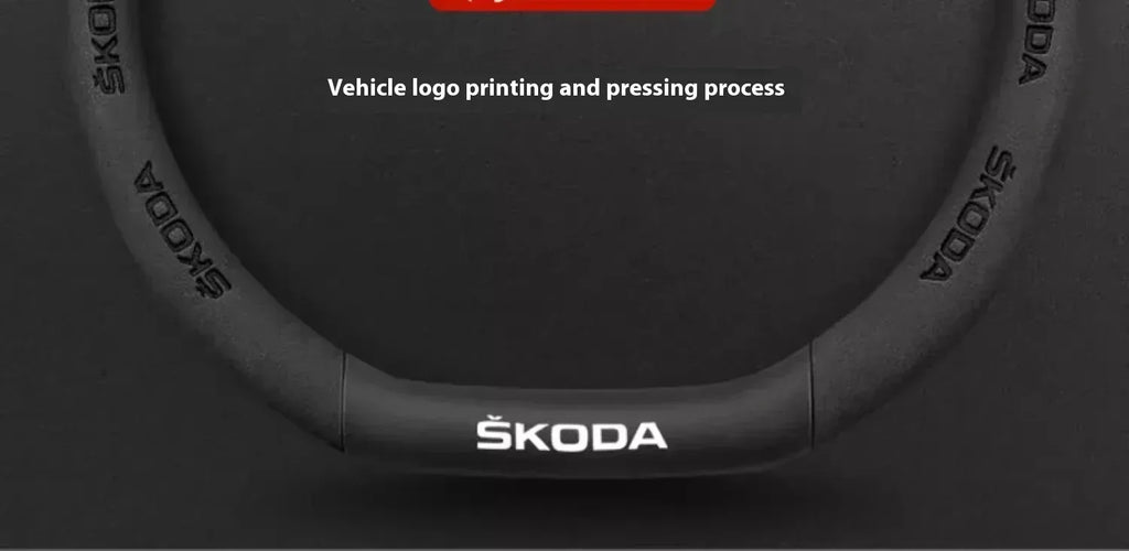 Skoda Carbon Fiber Steering Wheel Cover