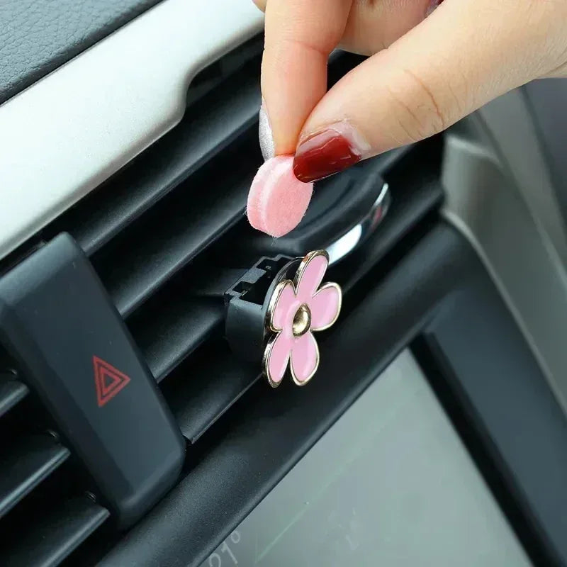 Cute Flower Car Air Vent Perfume Clip Air Freshener