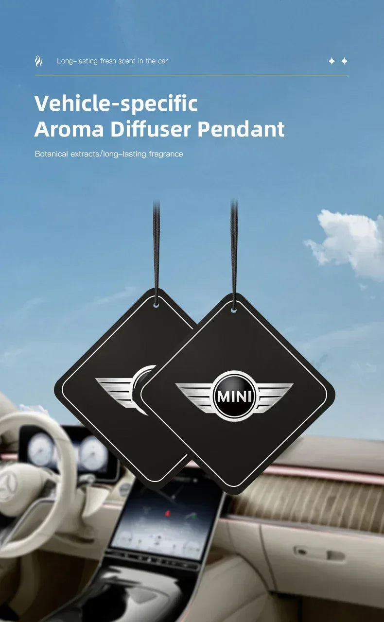 Mini Cooper Car Air Freshener Rearview Mirror Pendant