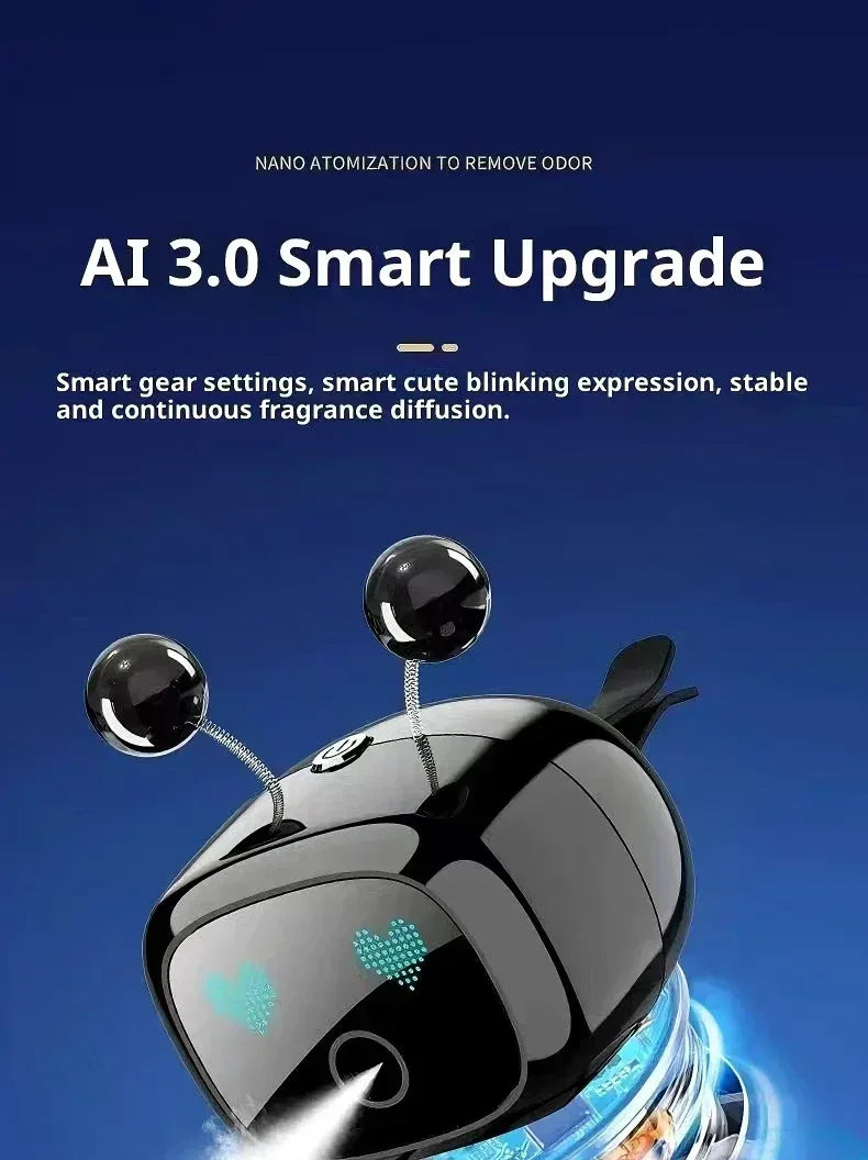 AutoTech Robot Car Aromatherapy Diffuser - LED Air Freshener