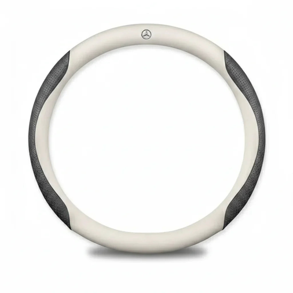Mercedes Carbon Fiber Leather Steering Wheel Cover