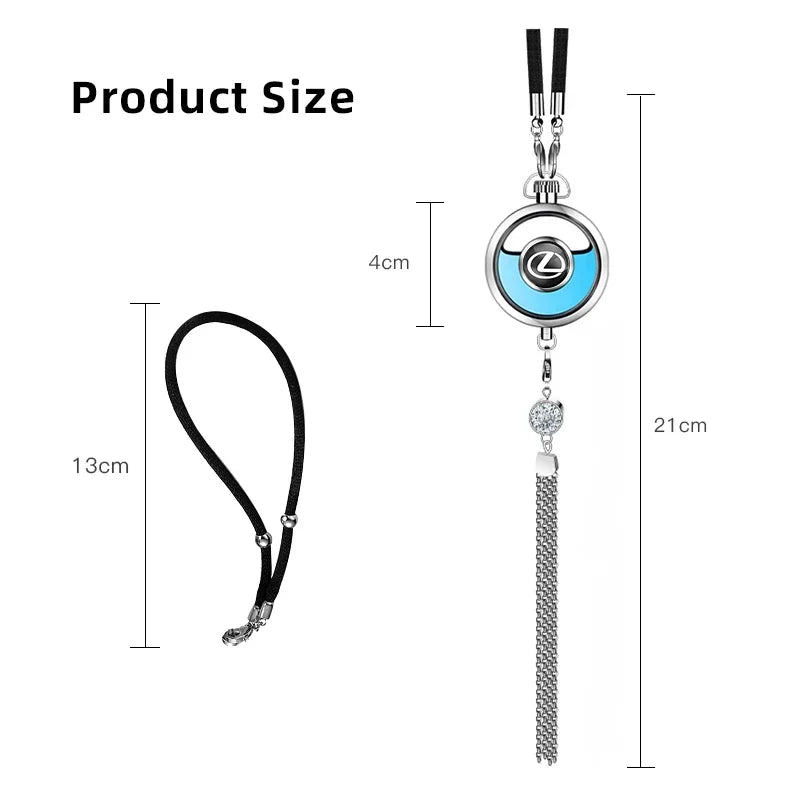Lexus Metal Lace Car Air Freshener Pendant