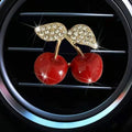 Red Cherry Car Air Vent Perfume Clip Aroma Diffuser Auto Accessory