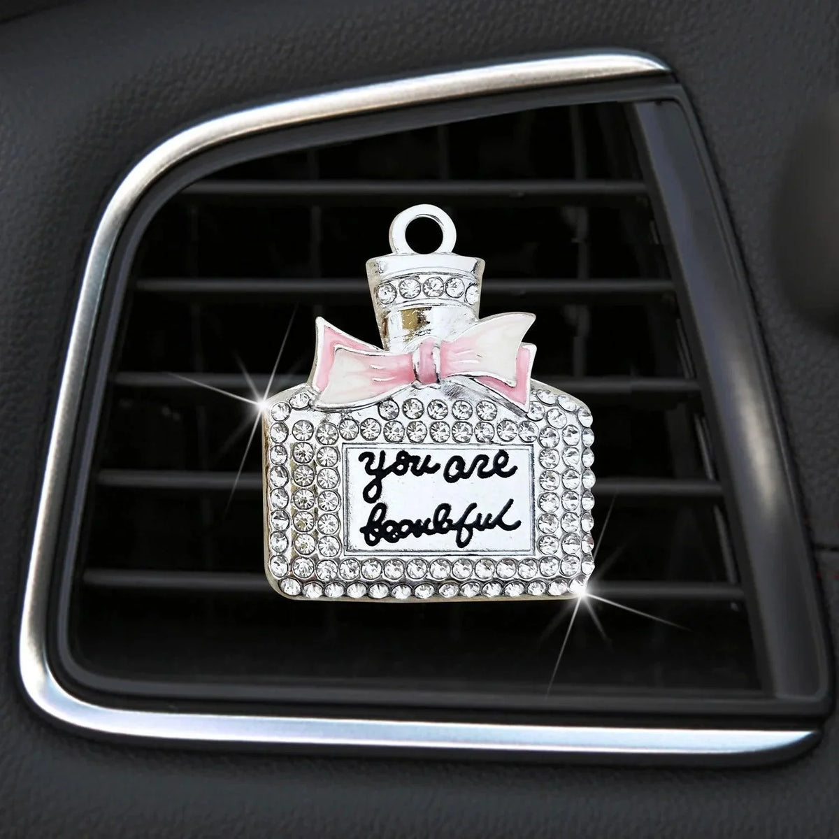 Diamond Bowknot Car Air Vent Perfume Clip Diffuser Auto Interior