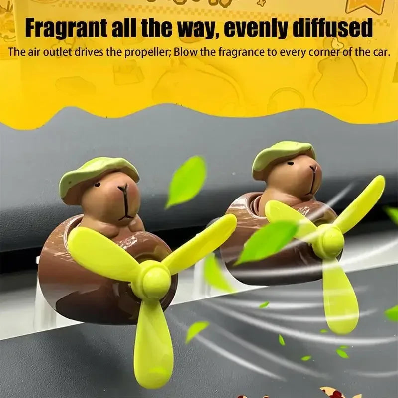 AutoScent Capybara Pilot Car Vent Aromatherapy Diffuser