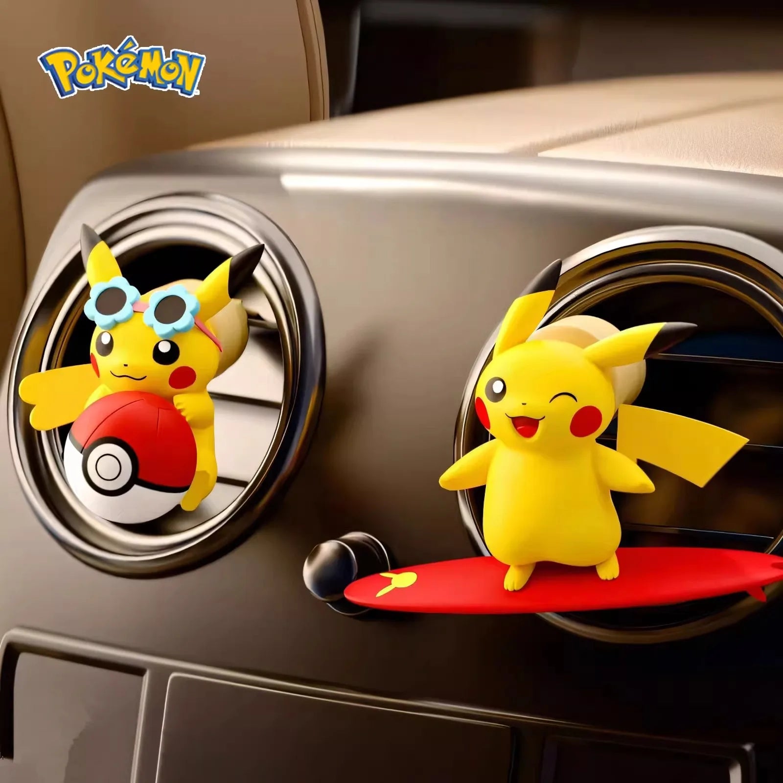 Pikachu Car Vent Clip Diffuser with Spinning Propeller Fragrance