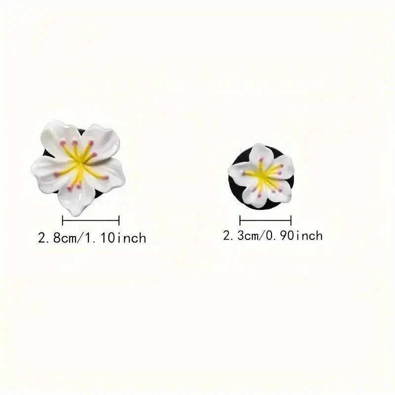 5pcs Flower Car Perfume Clip Air Vent Decorations Interior