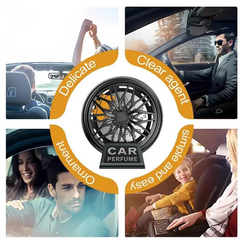 Premium Car Vent Clip Air Freshener - Long-Lasting Auto Scent