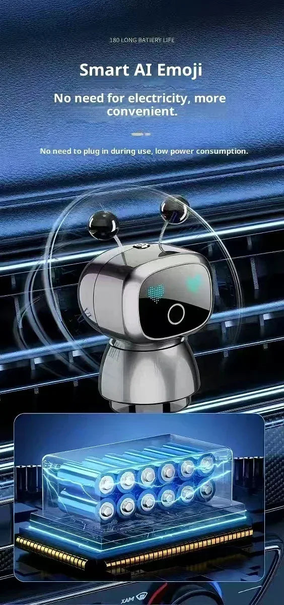 AutoTech Robot Car Aromatherapy Diffuser - LED Air Freshener