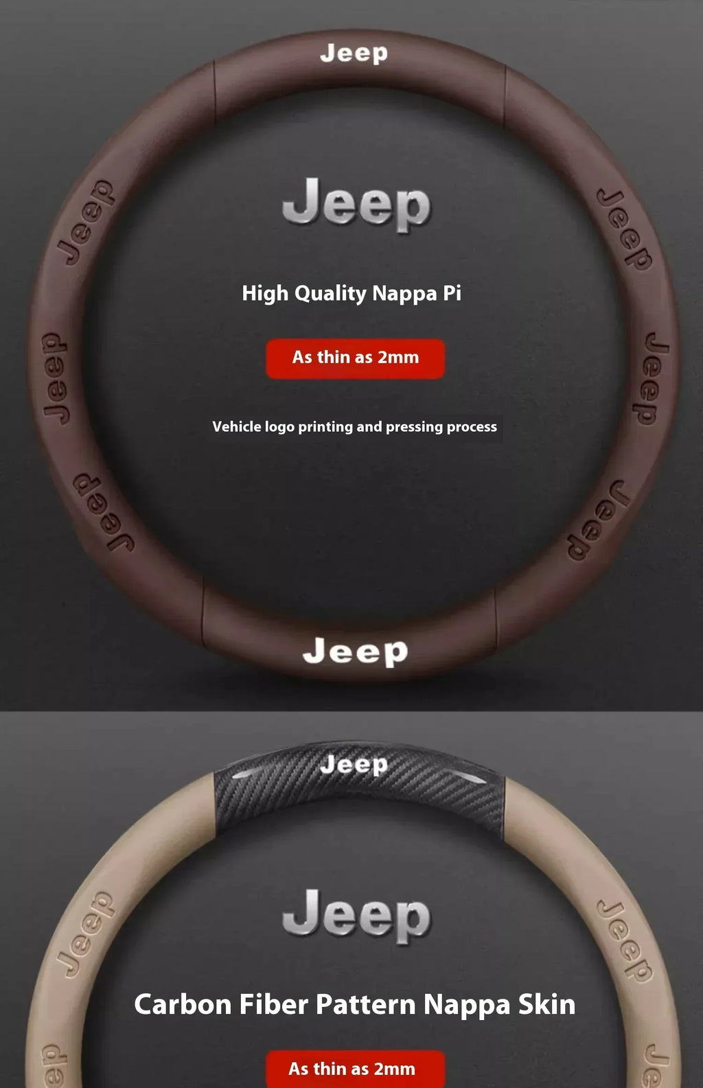 Jeep Wrangler Car Steering Wheel Cover