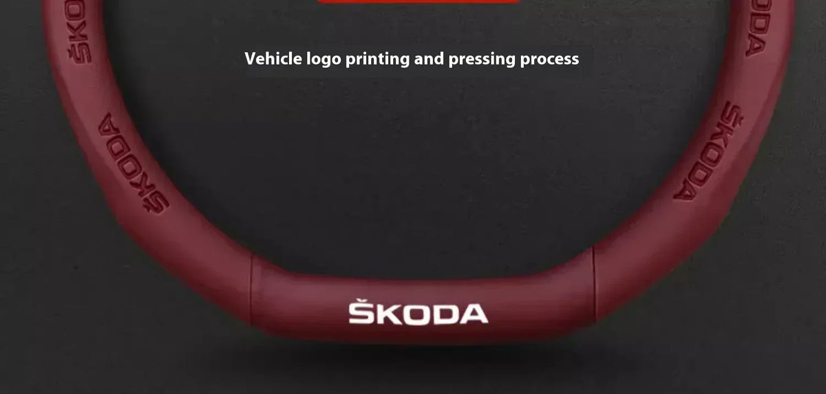 Skoda Carbon Fiber Steering Wheel Cover