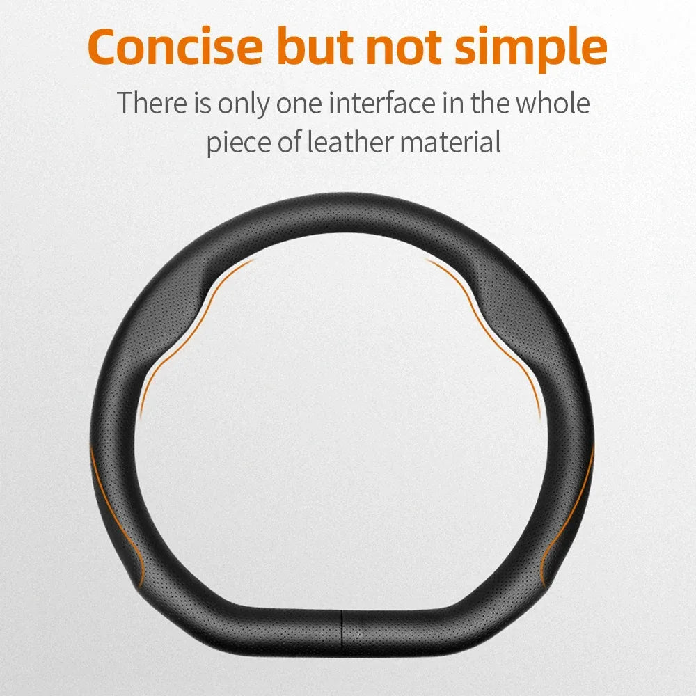 DS Déesse Ultra-Thin Microfiber Leather Steering Wheel Cover