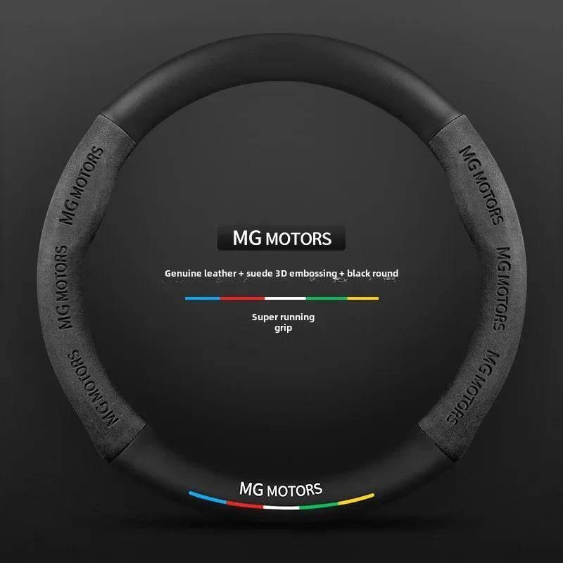 MG Carbon Fiber & Suede Steering Wheel Cover