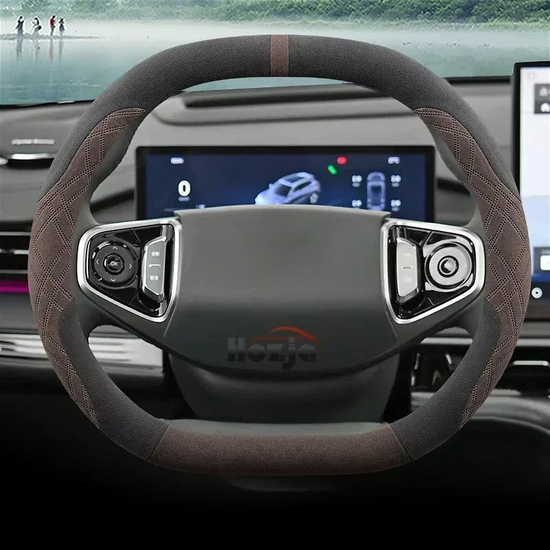 Geely Suede Leather Steering Wheel Cover Preface Starray Cityray