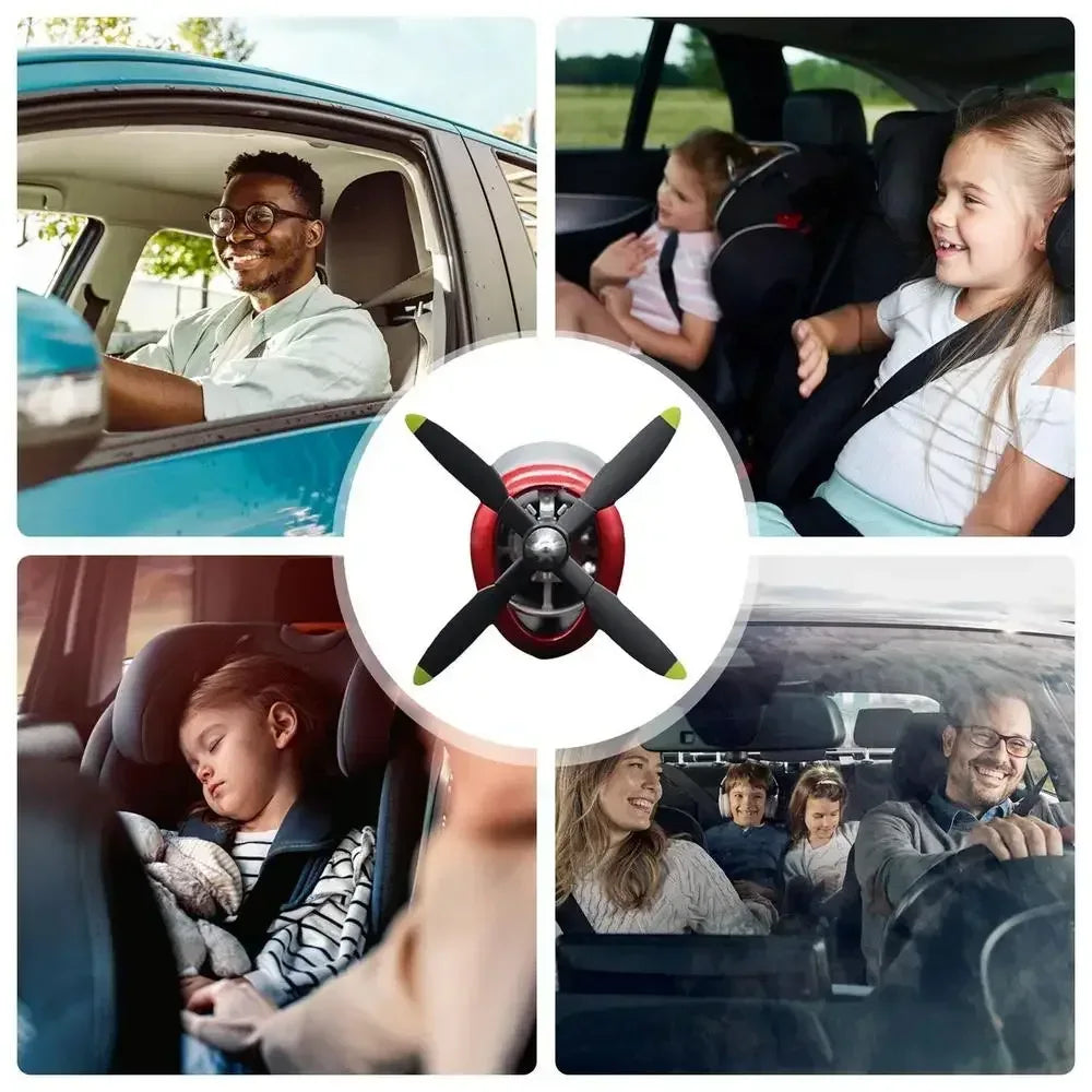 AutoPro Rotating Propeller Car Air Freshener Diffuser Vent Mount