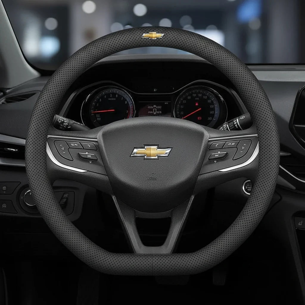 Chevrolet Leather Steering Wheel Cover