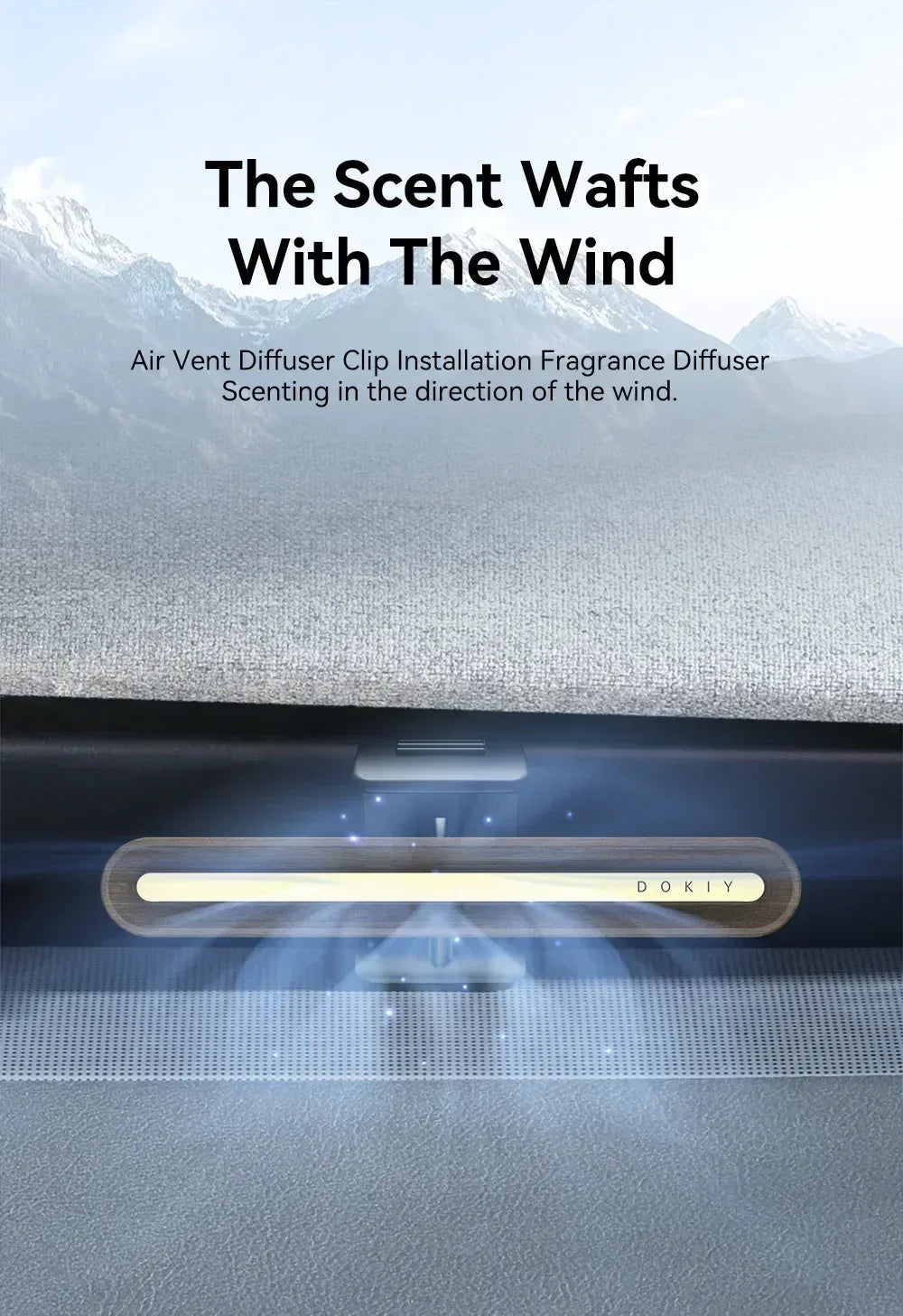 Tesla Model 3 & Model Y Air Vent Diffuser Clip