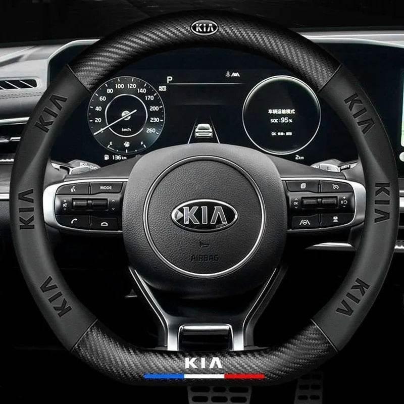 Kia Leather Steering Wheel Cover