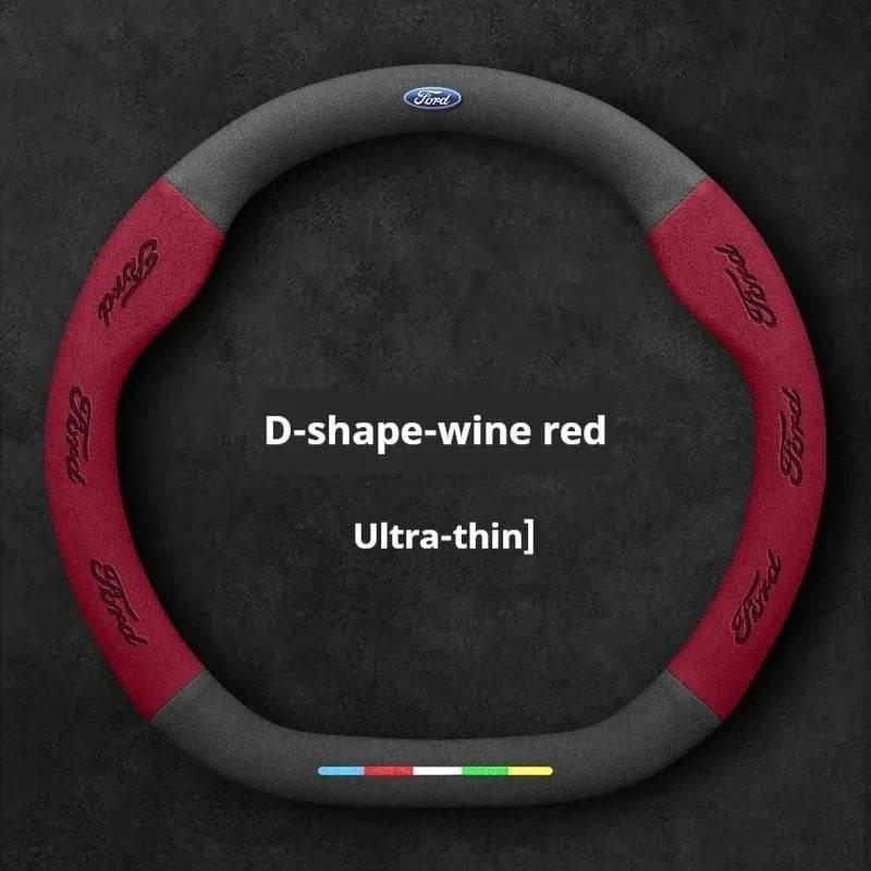 Ford Suede Steering Wheel Cover