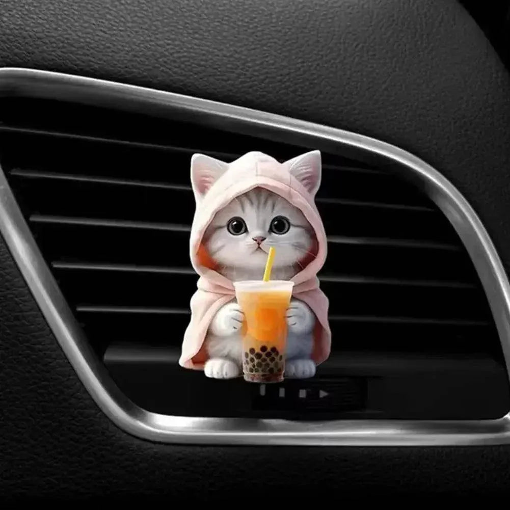 Cat Car Air Freshener Vent Clips