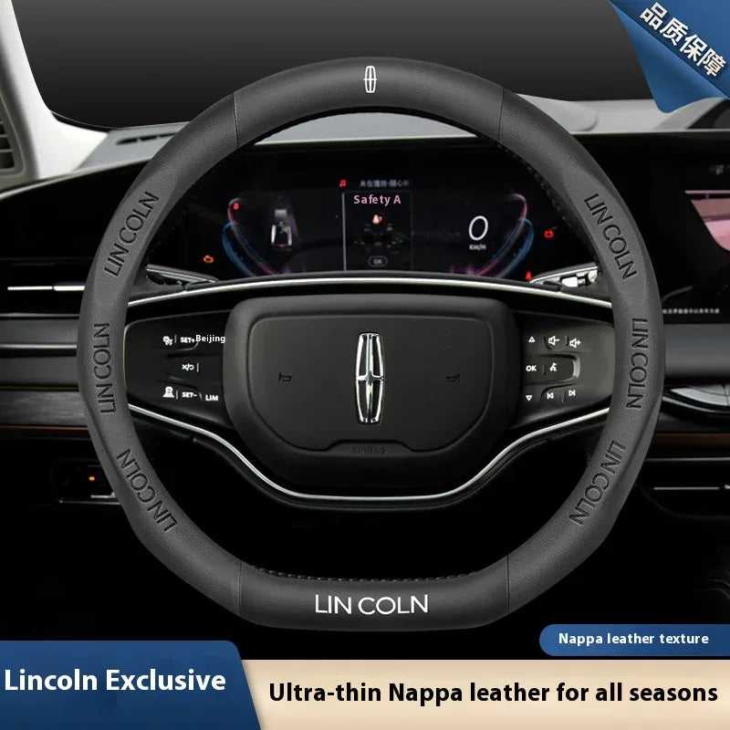 Lincoln Leather Steering Wheel Cover