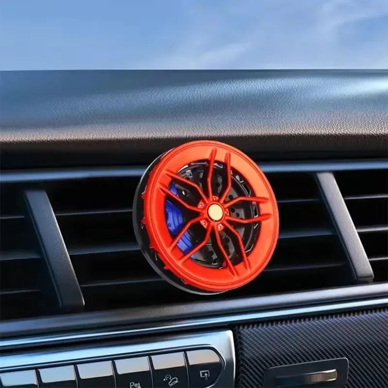 Rotatable Wheel Hub Car Air Freshener Vent Clip