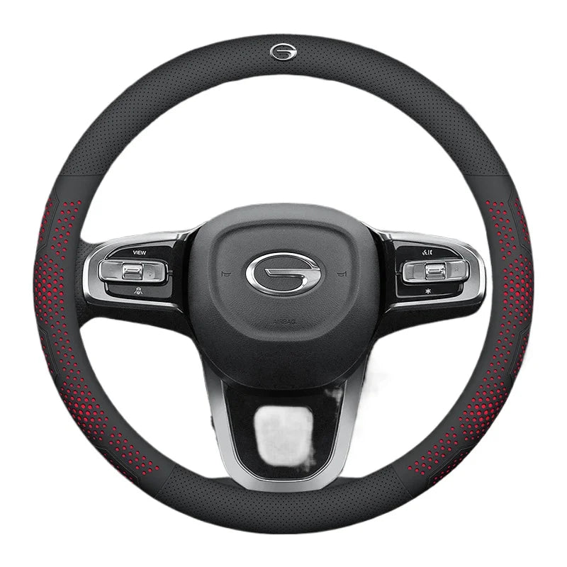 Leather Steering Wheel Cover for GAC EMZOOM GS3 GN8 GS8 GA8