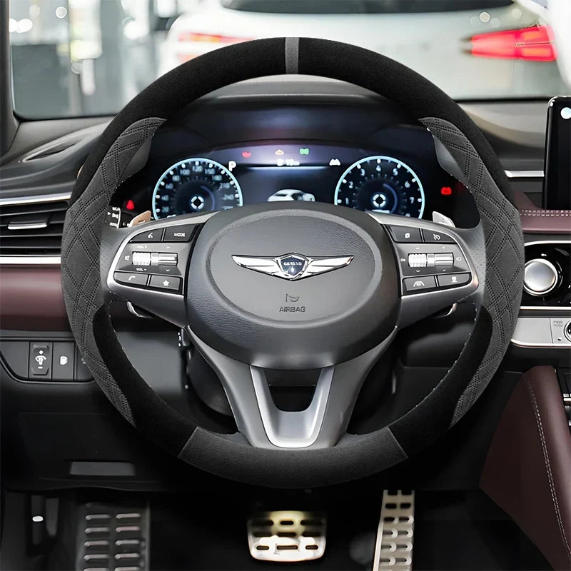 Genesis Suede Steering Wheel Cover