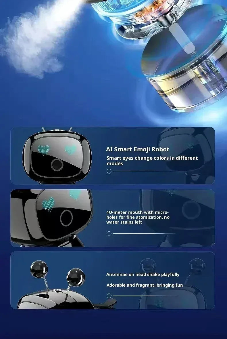 AutoTech Robot Car Aromatherapy Diffuser - LED Air Freshener