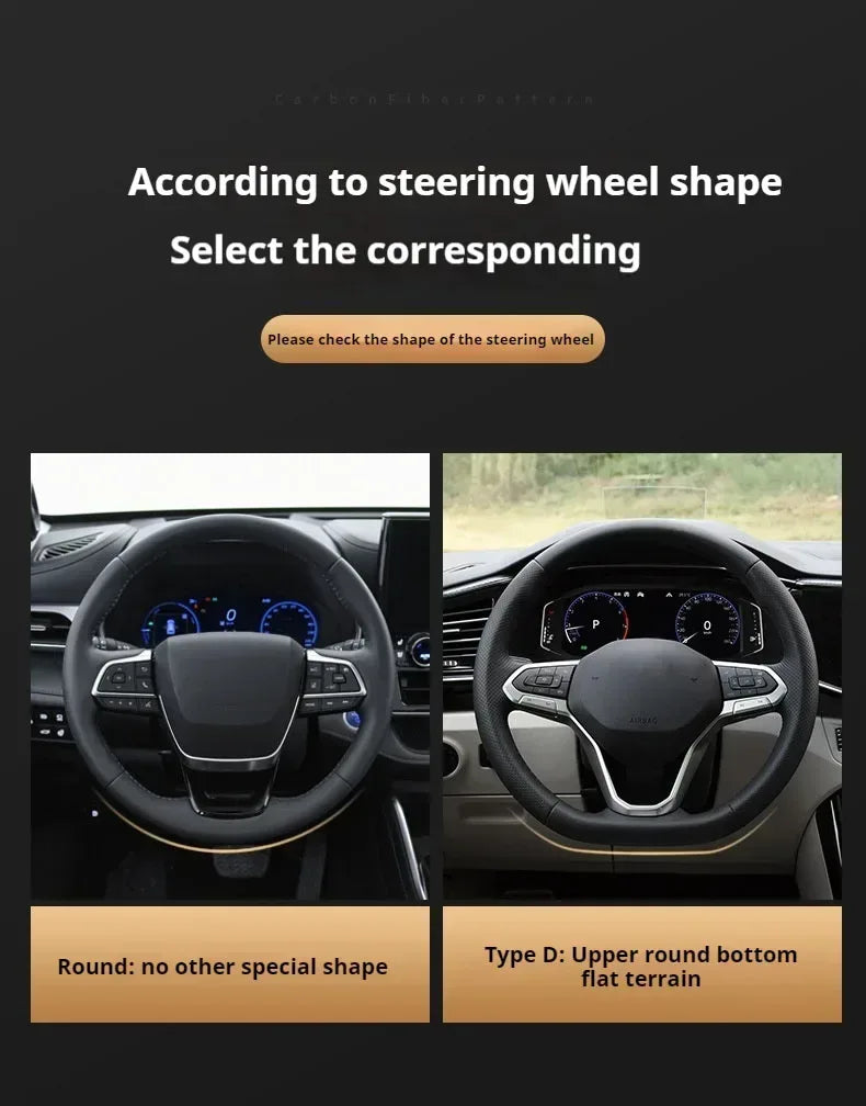 Citroen Leather Steering Wheel Cover