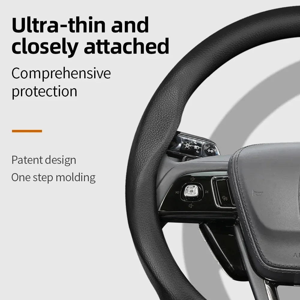 Lincoln Ultra-Thin Breathable Leather Steering Wheel Cover