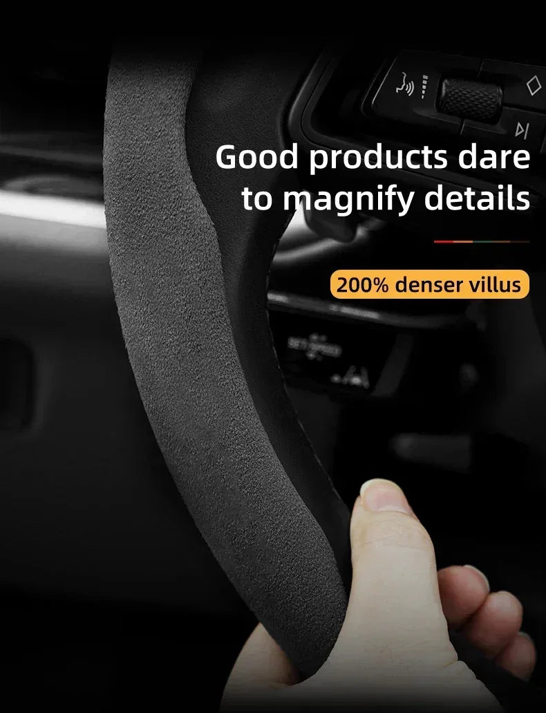 Toyota Crown Suede Steering Wheel Cover