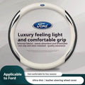 Ford Carbon Fiber Leather Steering Wheel Cover