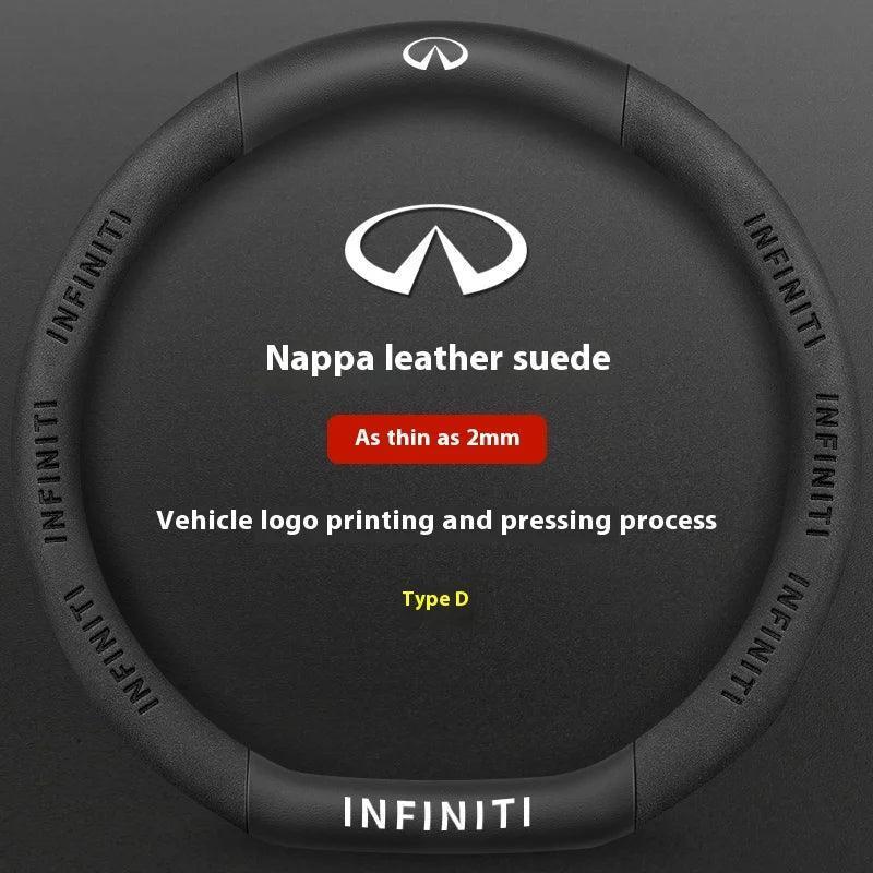 Infiniti Carbon Fiber Leather Steering Wheel Cover