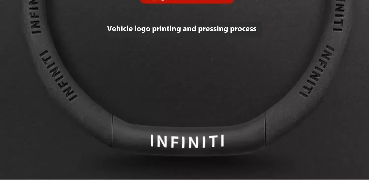 Infiniti Carbon Fiber Leather Steering Wheel Cover