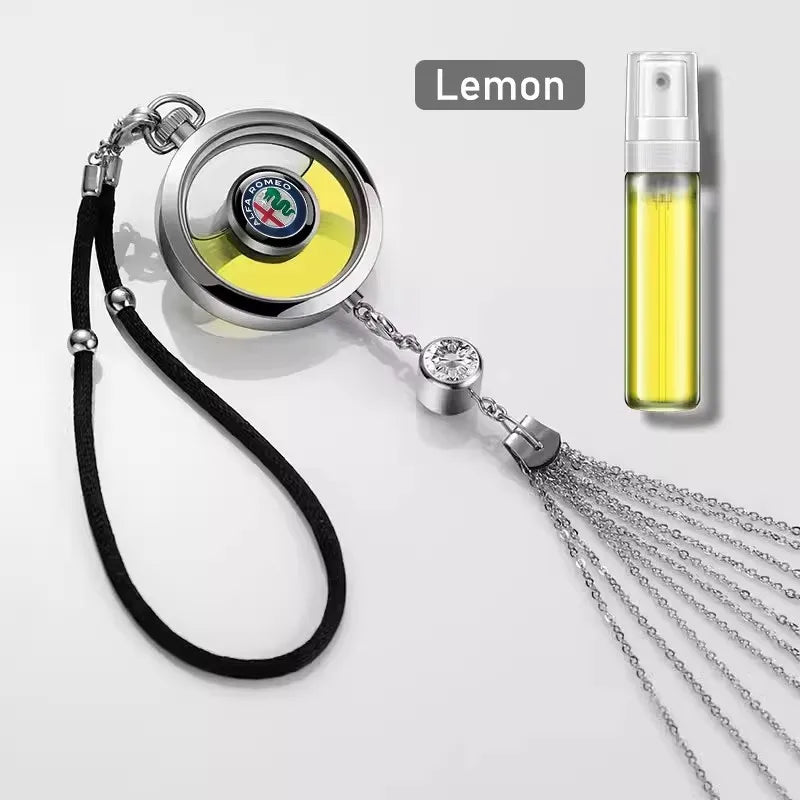 Alfa Romeo Metal Lace Car Air Freshener Pendant