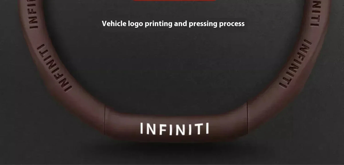 Infiniti Carbon Fiber Leather Steering Wheel Cover