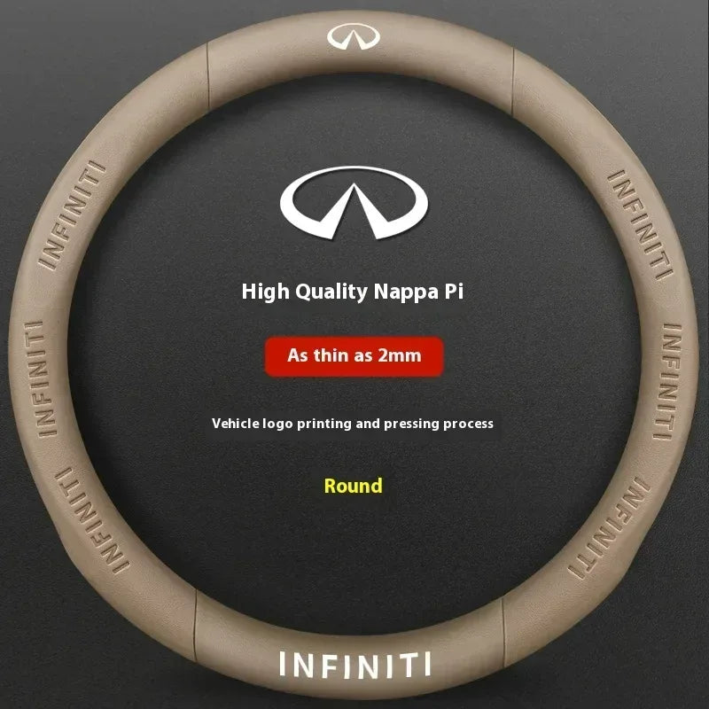 Infiniti Carbon Fiber Leather Steering Wheel Cover
