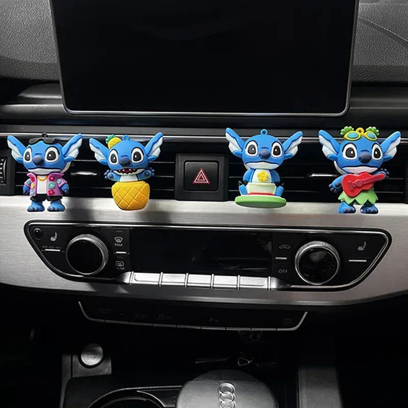 Disney Stitch Car Air Freshener Vent Clip - Anime Figure Ornament