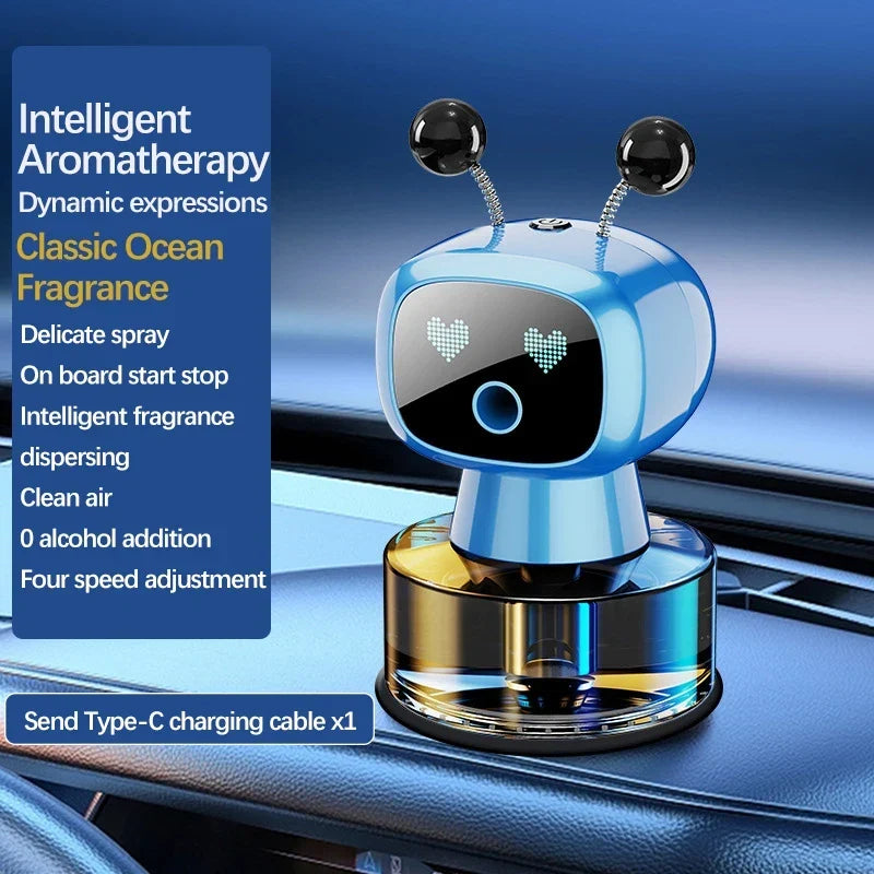 AI Smart Car Aroma Diffuser with 4-Level Adjustable Scent Control