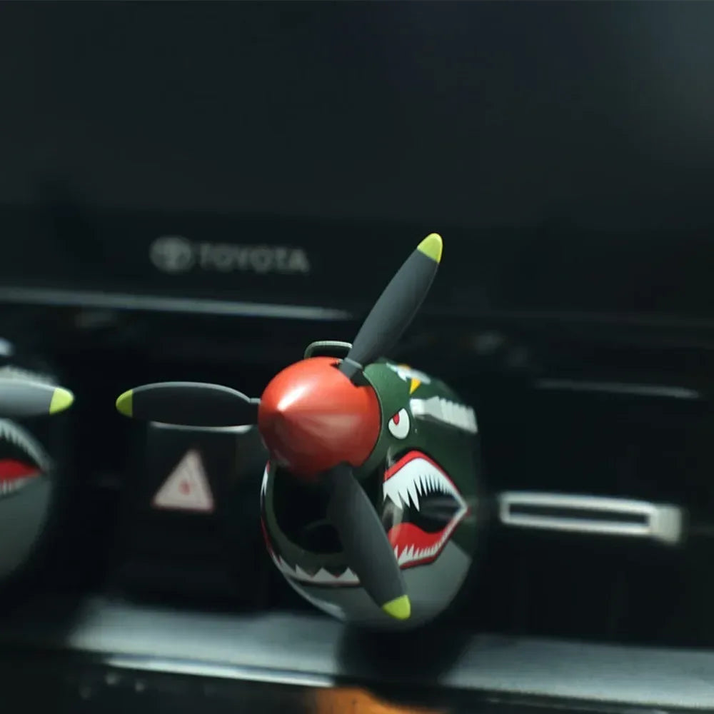 Car Air Freshener Rotating Propeller Fan Diffuser
