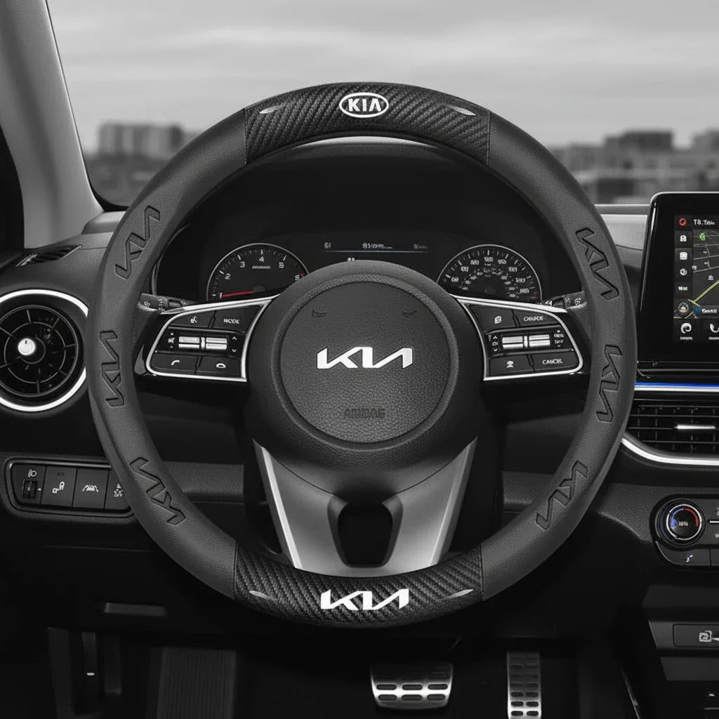 Kia Carbon Fibre Steering Wheel Cover