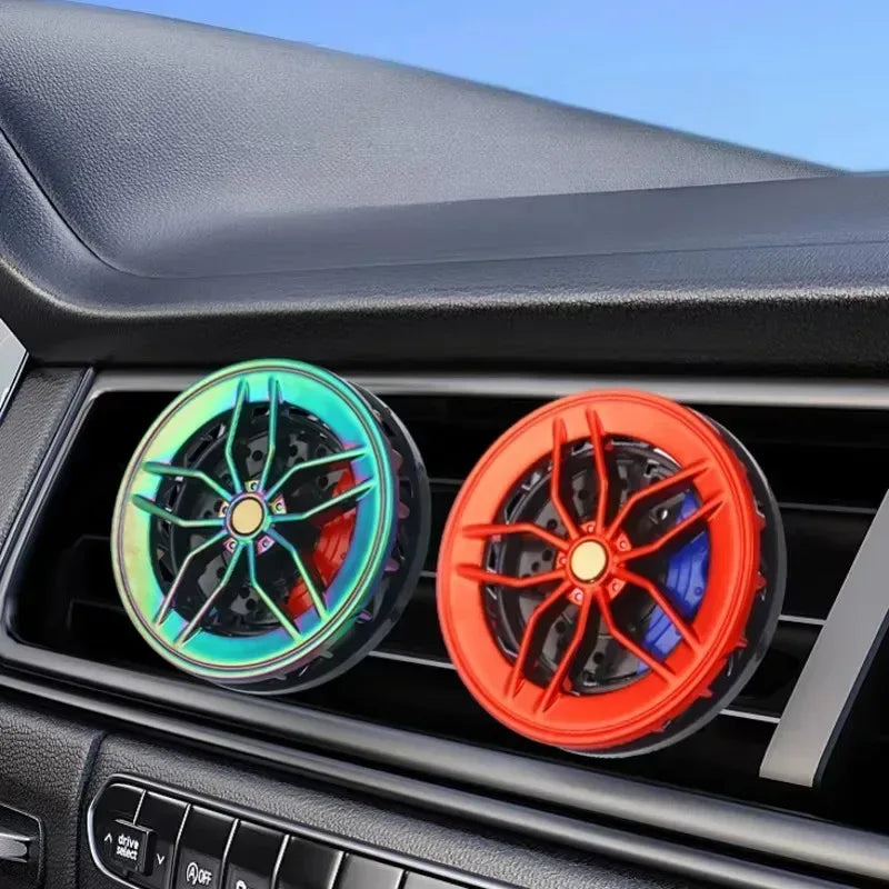 Rotatable Wheel Hub Car Air Freshener Vent Clip