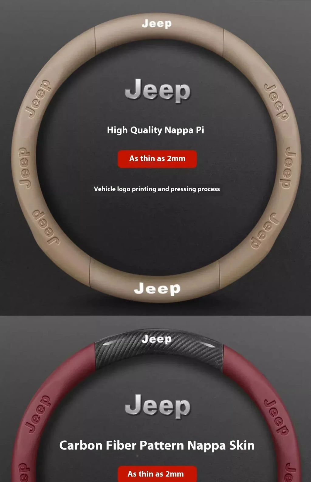 Jeep Wrangler Car Steering Wheel Cover