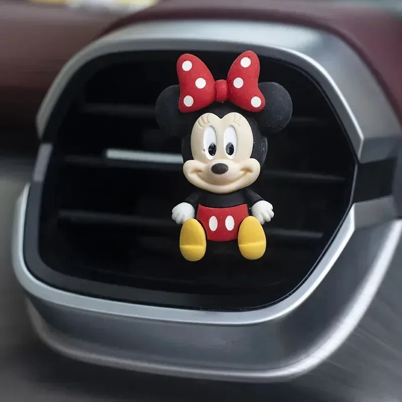 Disney Mickey Mouse & Duck & Winnie the Pooh Kawaii Style Car Air Freshener Clip