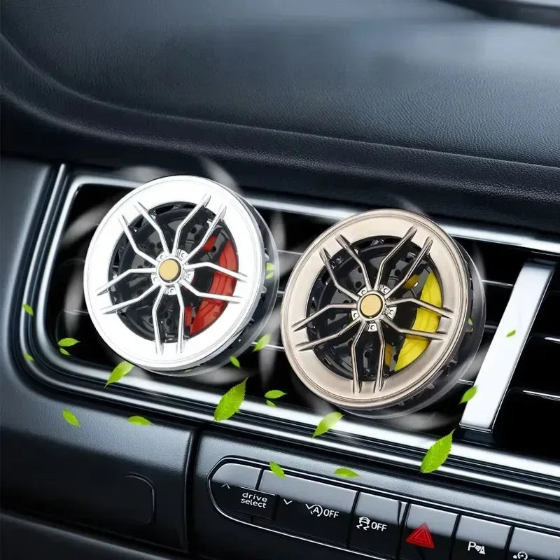 Rotatable Wheel Hub Car Air Freshener Vent Clip