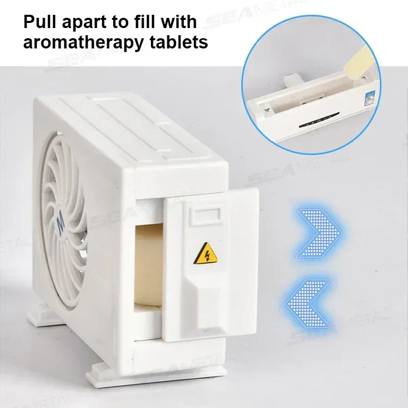 Solar Powered Car Air Freshener Diffuser AC Vent Aromatherapy Ornament